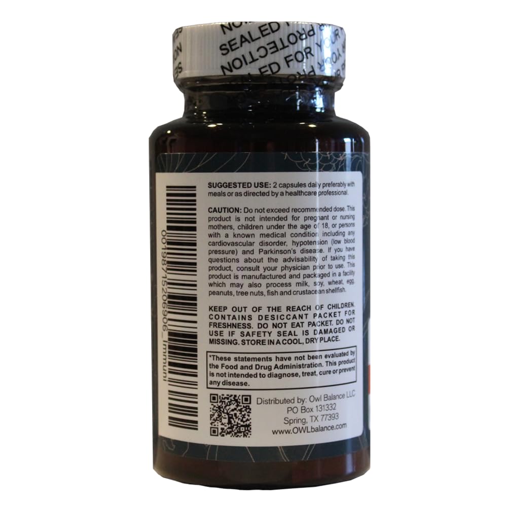 Immuni - Immune Support - Vitamin Supplement for Cold & Flu Relief - Natural Immunity System Booster - Vitamin C & E, Rasberry Fruit Powder, Green Tea Leaf, Olive leaf, and more - 30 Capsules OWL Balance uk supplements