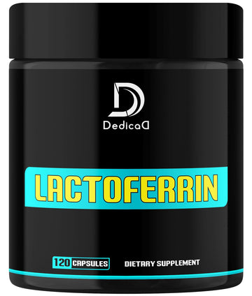 DEDICAD 500Mg Lactoferrin Supplement - 120 Capsules for 2-Month Supply DEDICAD uk supplements