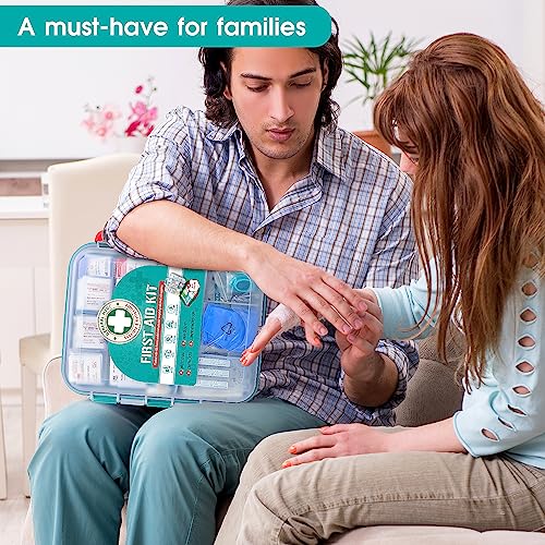 General Medi 420 Pieces Professional First Aid Kit - HardCase First Aid Box - Contains General Medi uk supplements