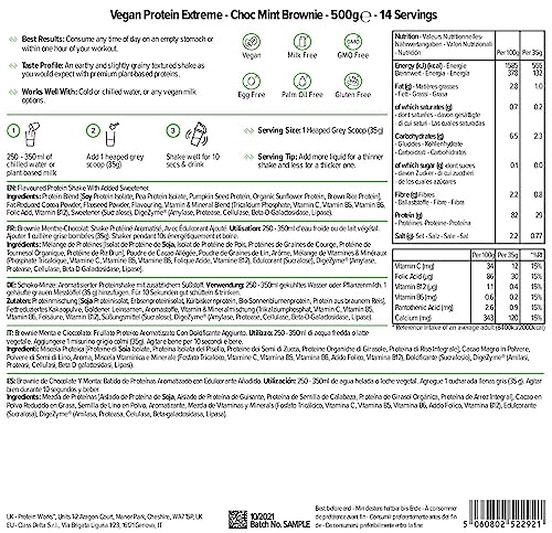 Protein Works - Vegan Protein Extreme | 29g Plant Based Protein | Added Vitamin Blend Protein Works uk supplements