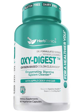 Herbtonics Oxygen Based Colon Cleanse and Detox Digestive System Formula | with Apple Herbtonics uk supplements