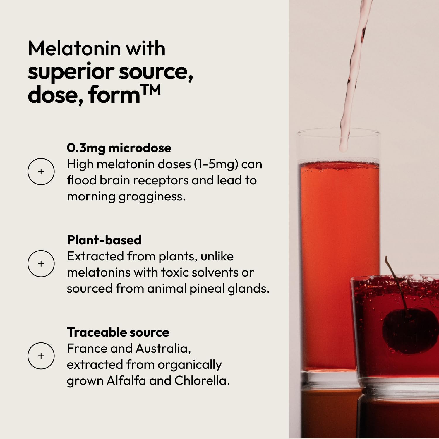 Moon Juice Sleepy Magnesi-Om - Sleep Supplement Powder with Magnesium Glycinate, L-Theanine & Plant-Based Melatonin, Sugar-Free Bedtime Drink Mix for Deep Sleep w/o Grogginess, Cherry, 35 Servings Moon Juice uk supplements