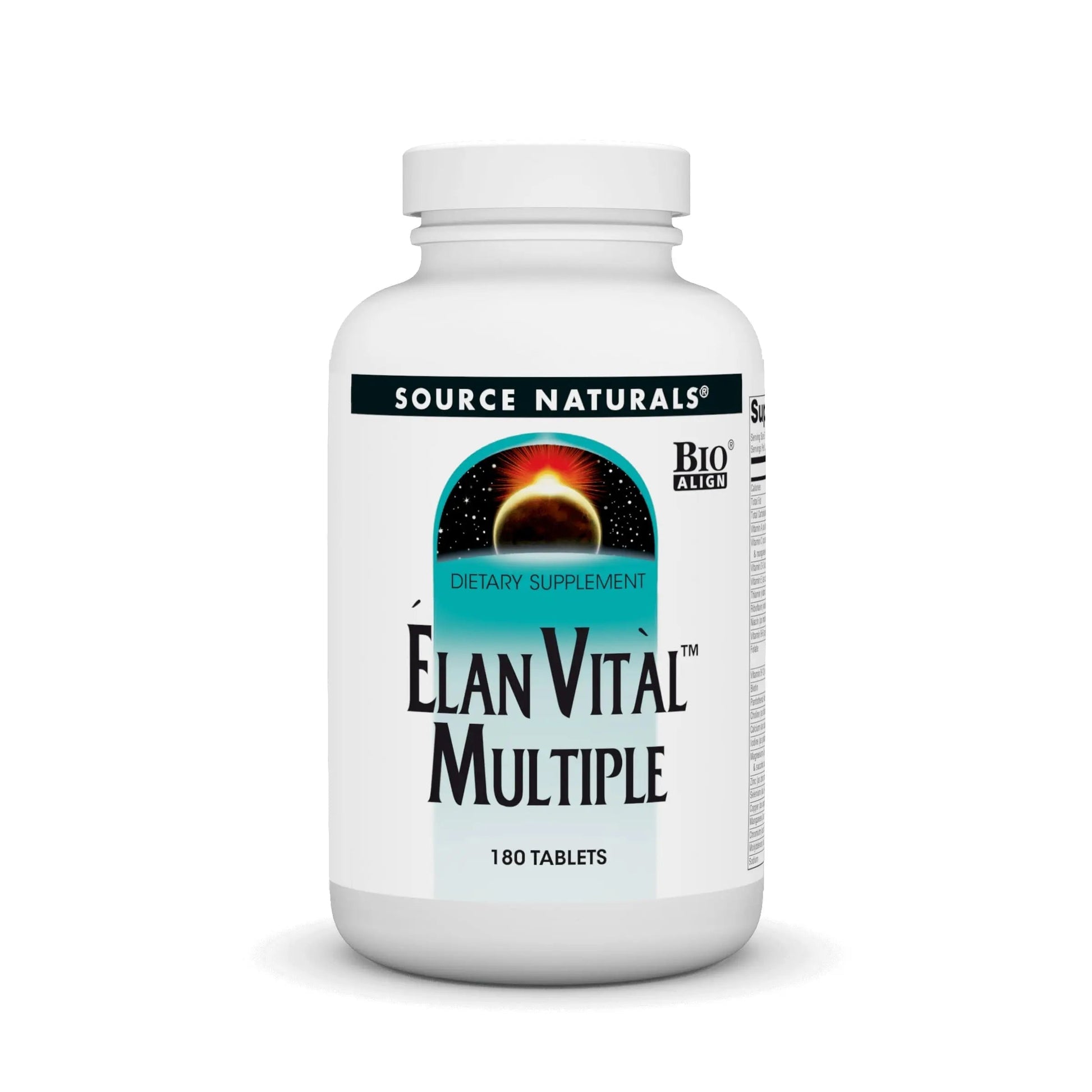 Source Naturals Elan Vital Multiple - Supports Brain, Heart, Liver, Immune, Energy Boost - 180 Tablets Source Naturals uk supplements