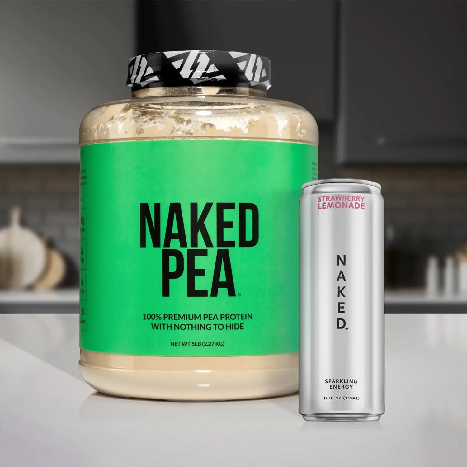 NAKED Pea - 5LB 100% Pea Protein Powder from North American Farms - Unflavored Vegan Pea Protein Isolate - NSF Certified, Plant Protein Powder, Easy to Digest - 76 Servings NAKED uk supplements