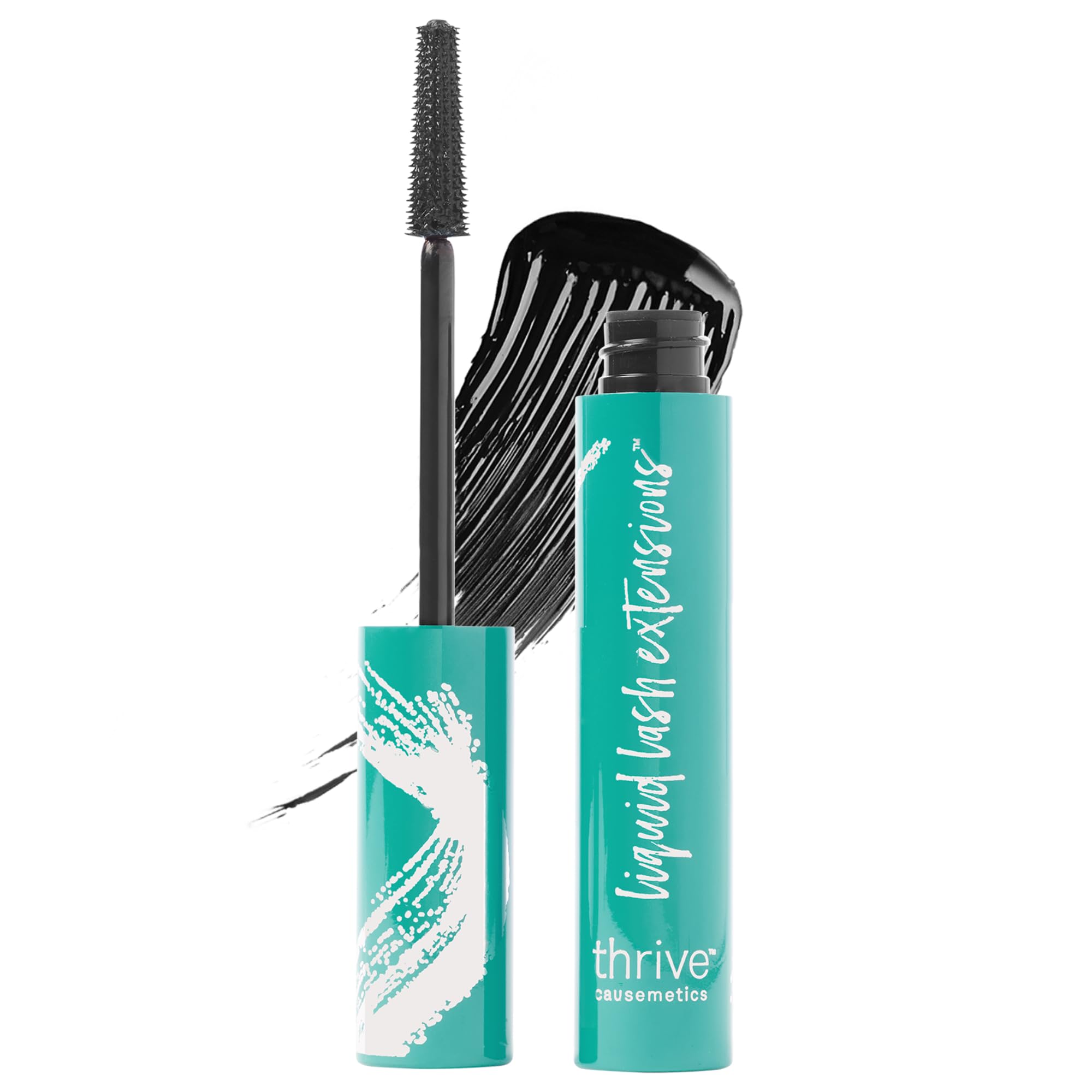 Thrive Causemetics Liquid Lash Extensions Mascara, Tubing Thrive Mascara Lengthening, Volumizing & Curling, Smudge Proof, Washable, No Clumping or Flaking, Vegan & Cruelty Free, Brynn (Rich Black) Thrive Causemetics uk supplements