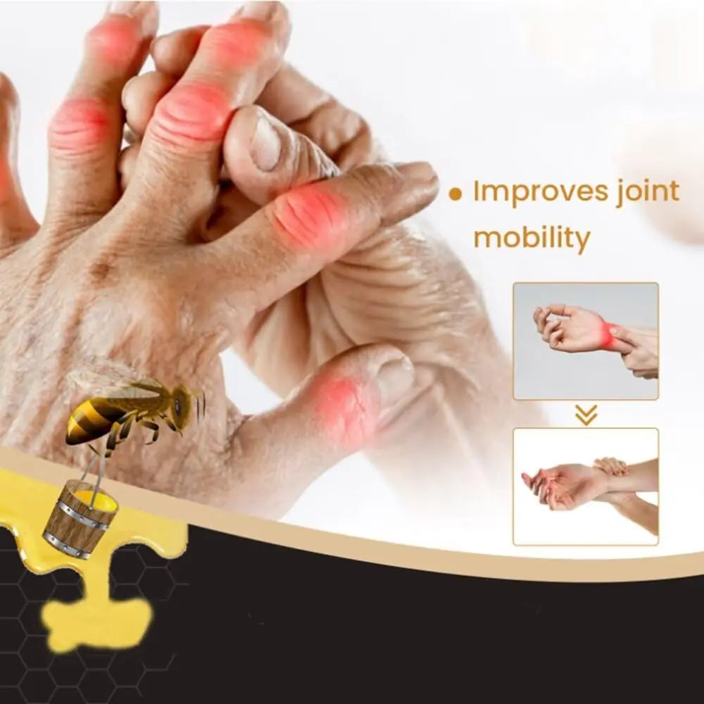 ETKOVNJ 6 Packs Bee Venom Cream, Bee Venom Bone Gel Joint Gel for Neck, Waist, Back of Hands, Feet and Legs ETKOVNJ uk supplements