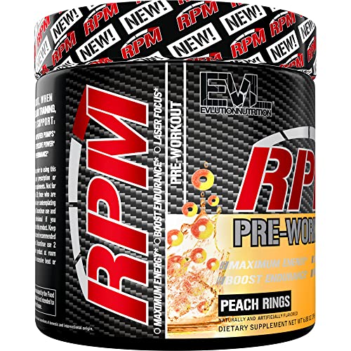 Pre Workout Powder for Energy and Focus - EVL RPM Energy Pre Workout Energy Drink Evlution uk supplements