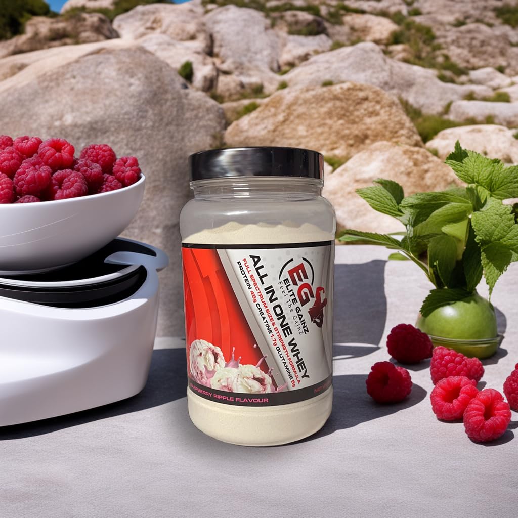 All in One Whey Fuel Your Strength All-in-One Muscle Builder Whey Protein Shake, with 45g Protein Elite Gainz uk supplements