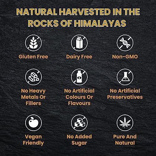 Shilajit Resin, Original Himalayan Shilajit 30g - Gold Grade 100% Pure, Rich in Fulvic P!nkTribe uk supplements
