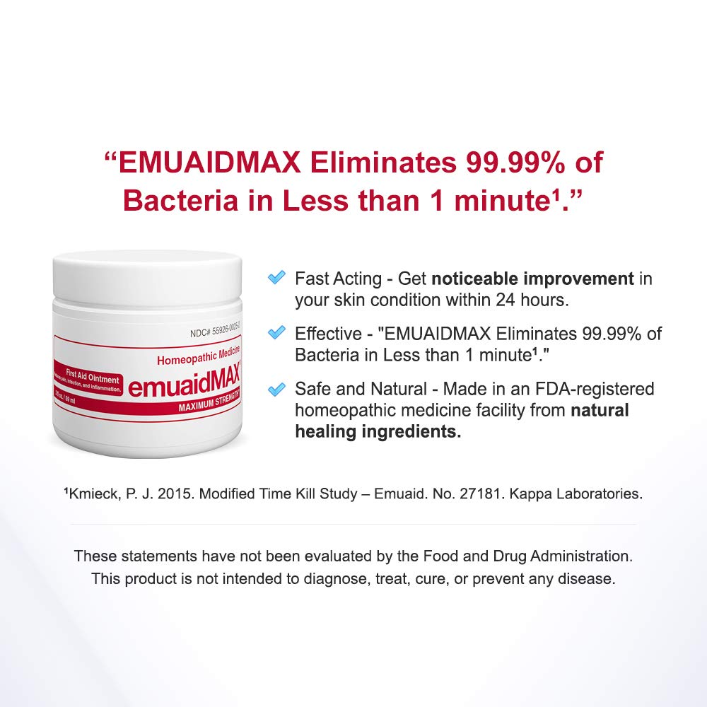 emuaid EMUAIDMAX Ointment 2oz - Eczema Cream. Maximum Strength Treatment emuaid uk supplements