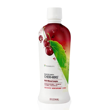 Youngevity Cheri-Mins™ Plant Derived Liquid Minerals - Great Tasting Formula - 77+ Natural Unaltered Trace Minerals - Colloidal Form Humic Shale (32 Fl Oz) Youngevity uk supplements