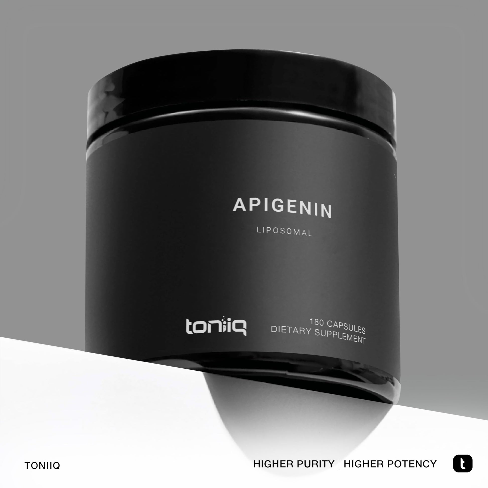 Toniiq Ultra High Strength Liposomal Apigenin - 100mg Formula - Highly Bioavailable for Superior Absorption - 180 Vegetarian Capsules Toniiq uk supplements
