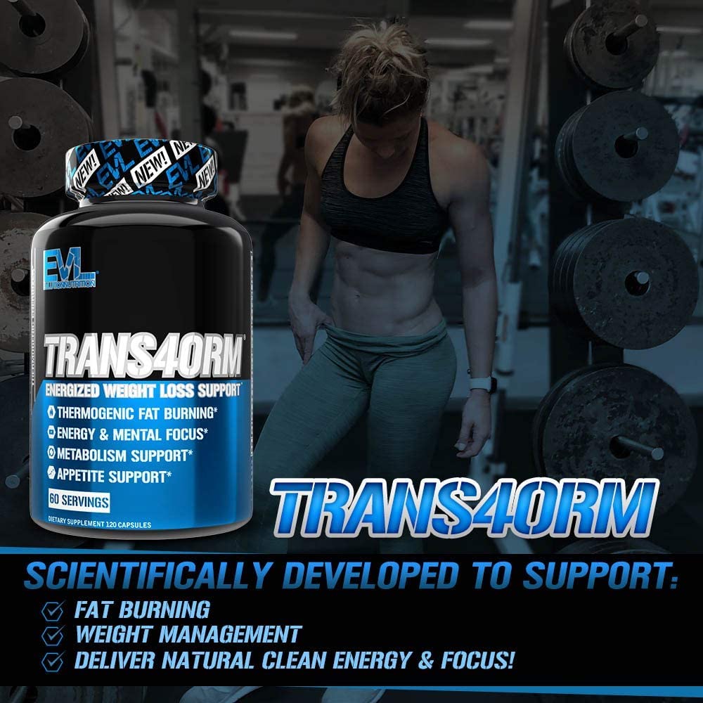 EVL Thermogenic Fat Burner Support - Fast Acting Weight Loss Energy and Appetite Evlution uk supplements