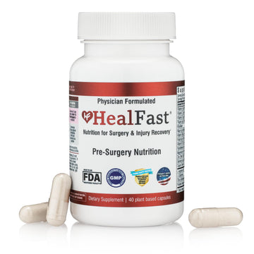 HealFast Surgery & Injury Recovery Supplement (Pre-Op): Quercetin, Probiotics Supplement for Wound, Liposuction, Tummy Tuck, and BBL Post Surgery Supplies HealFast uk supplements