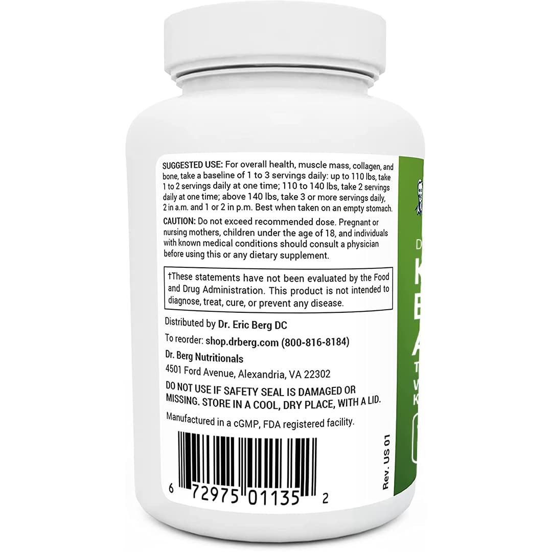 Dr. Berg's Keto Essential Aminos - Contains 8 Essentials Amino Acids -Keto Friendly Dr. Berg Nutritionals uk supplements