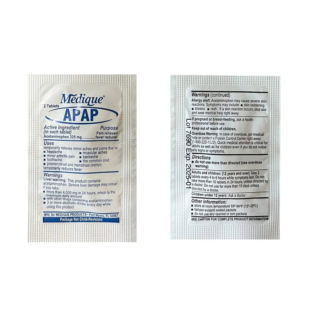 MEDICATIONS Unit DOSE Pack by RESCUE ESSENTIALS Rescue Essentials uk supplements