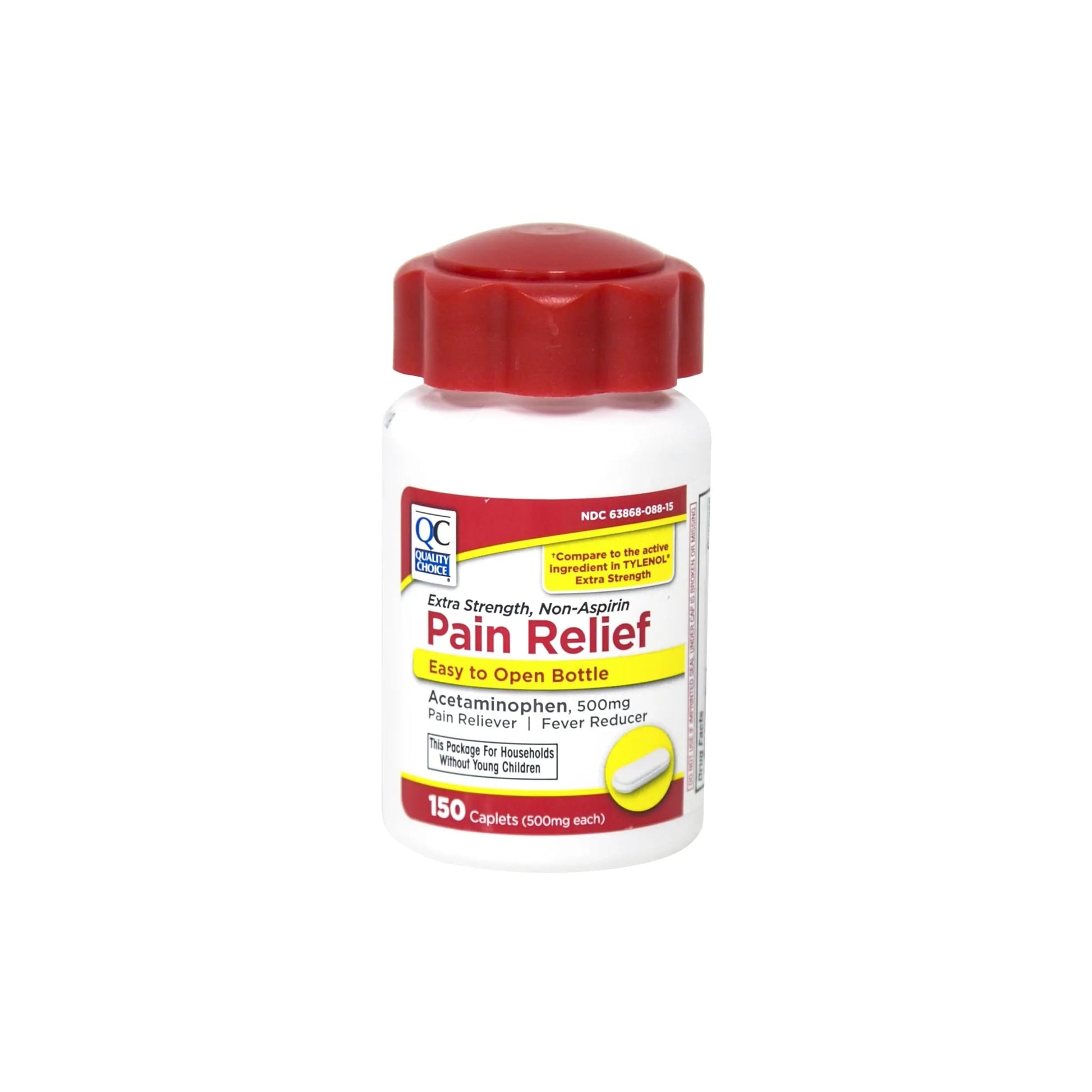 Quality Choice Easy Open Extra Strength Pain Relief, Acetaminophen 500mg Extra Strength, Pain Reliever and Fever Reducer for Headache, Backache, Toothache and Muscle Aches, 150 Count Bottle. Quality Choice uk supplements