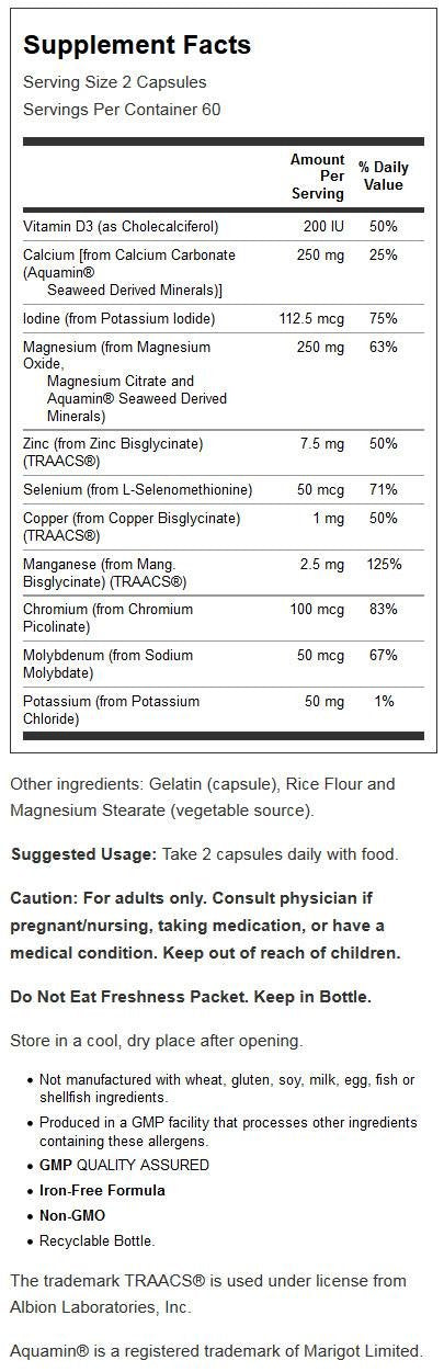 Now Foods, Full Spectrum Mineral CAPS 120 CAPS NOW Foods uk supplements