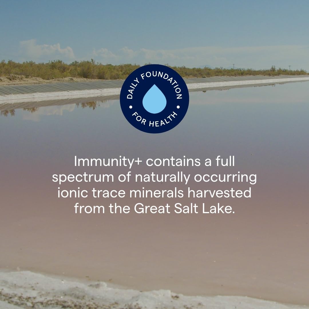 Trace Minerals Immunity+ - Liquid Supplement for Healthy Body & Immune Support - Elderberry Multivitamin - Formulated with Ionic Trace Minerals - Sugar-Free - Mixed Berry - 30 fl oz (30 Servings) Trace Minerals uk supplements