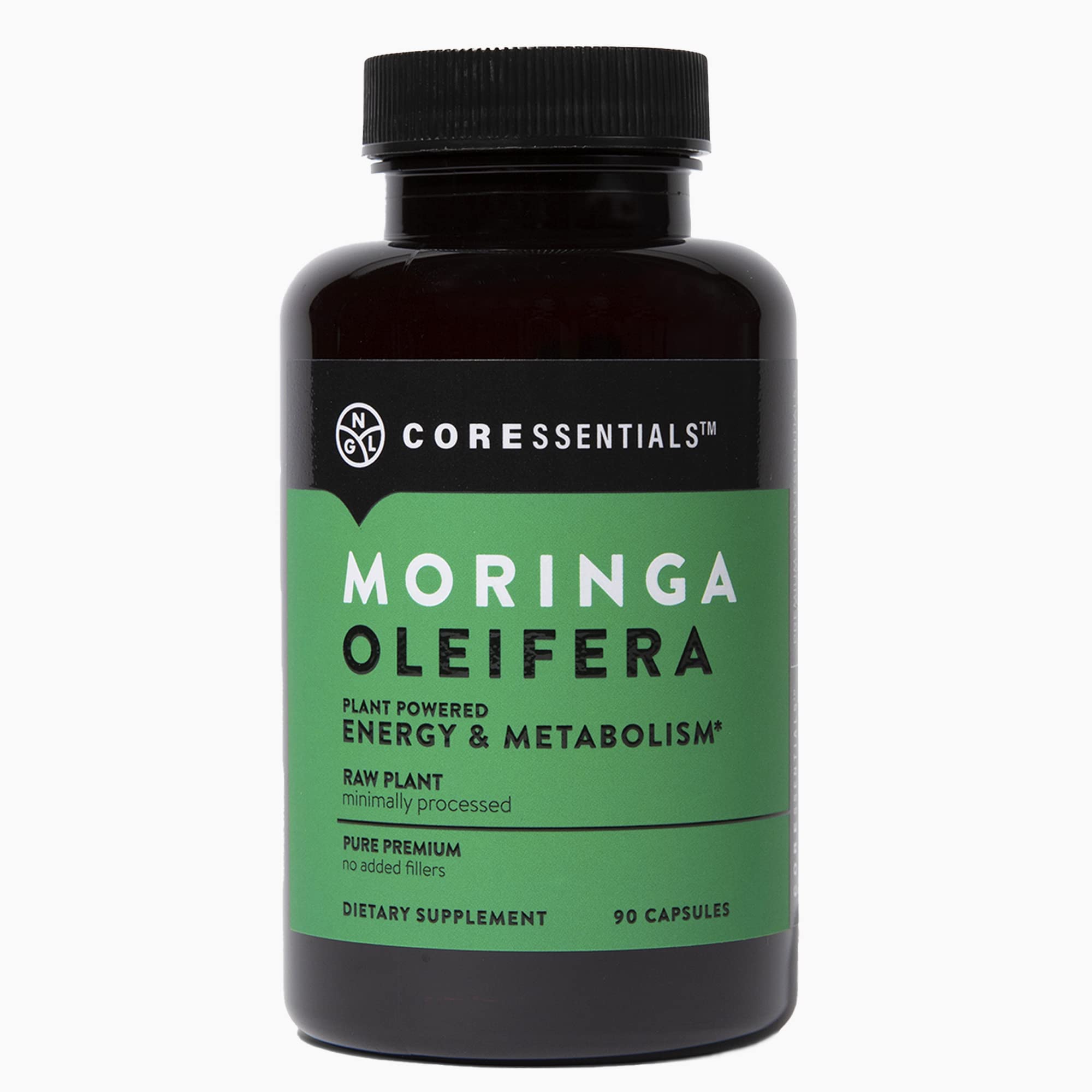 NGL Moringa Capsules 1300mg | Pure Raw Moringa Oleifera Superfood Dietary Supplement | 90 Capsules NGL uk supplements
