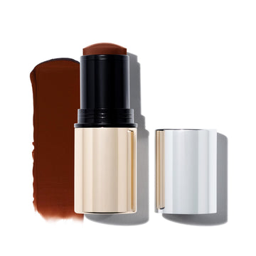 MAKE Beauty Heat Stroke Cream Blush Stick for Cheeks with Natural Hydrating Dewy Finish. Creamy Gel Blush Balm - Shade Baked, Deep Chocolate Brown Cheek Tint MAKE uk supplements