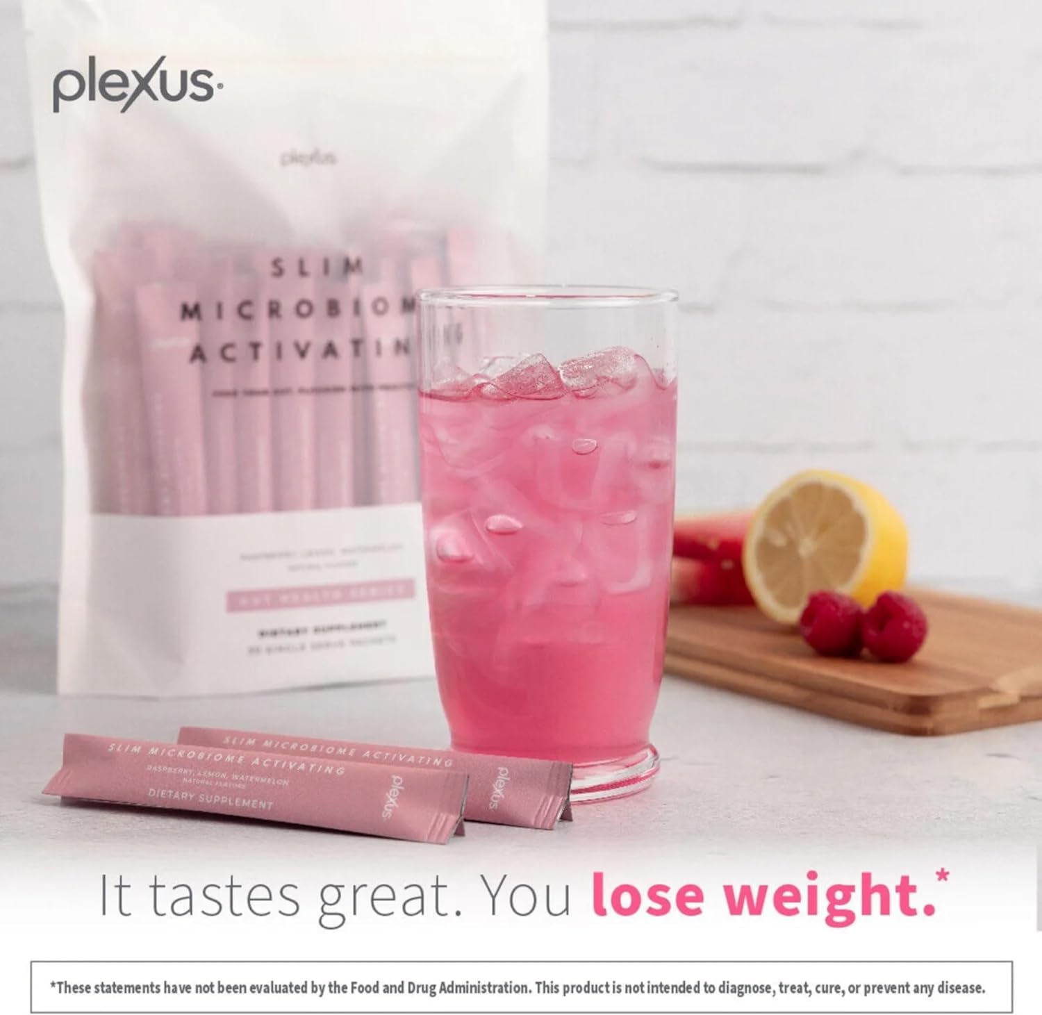 Plexus Slim Microbiome Pink Drink Mix, 30 Servings (Raspberry, Lemon, and Watermelon Generic uk supplements