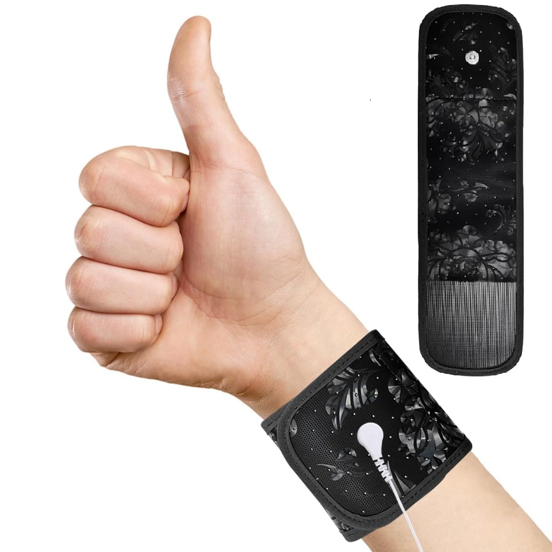 Grounding Wristband Wrist Straps for Therapy Floral Grounding Magnetic Wristband LAXVAPIU uk supplements