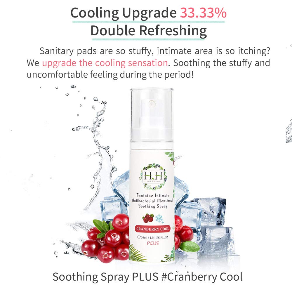 HH Herb&Health Feminine Deodorant Spray - Natural Essential Oil Intimate Soothing Mist - Spray PLUS HH Herb & Health uk supplements