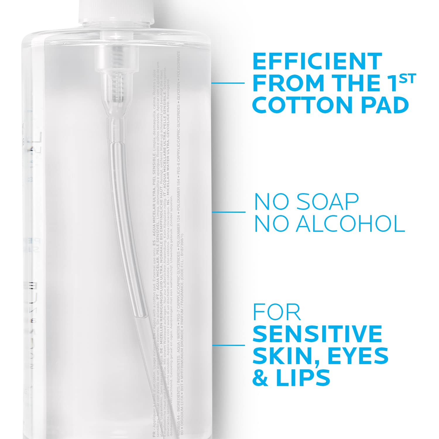 La Roche-Posay Micellar Cleansing Water Facial Cleanser and Makeup La Roche-Posay uk supplements