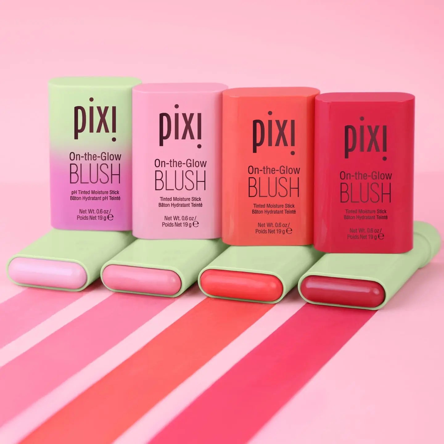 Pixi On-the-Glow Blush Stick in CheekTone, pH Reactive Hydrating Tinted Moisture Stick for Cheeks and Lips with Ginseng, Aloe Vera and Fruit Extracts, Twist-Up Design, Paraben-Free, 19g / 0.6 oz Pixi uk supplements