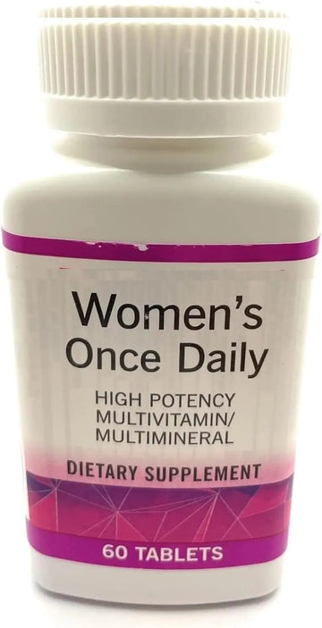 Womens Once Gluten Free Daily High Potency Multivitamin & Multimineral Supplement 60 Tablets - (Pack of 1) Aus Healthcare uk supplements