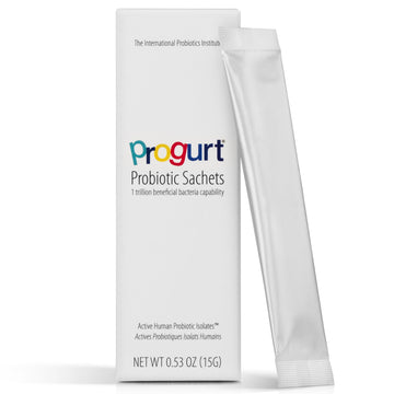 PROGURT 1 Trillion CFU Probiotic Sachets – Ultra Strength Human Probiotic Isolate – Shelf Stable Powder for Gut Restoration, Bloating & Immune Support – Vegan, Gluten Free – 5 Pack PROGURT uk supplements
