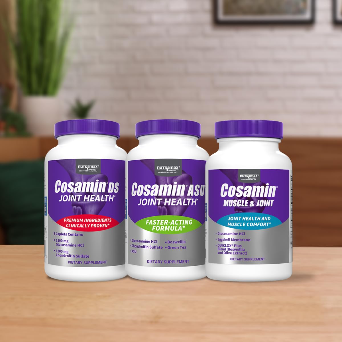 Nutramax Laboratories Cosamin® ASU Joint Health Supplement with Glucosamine, Chondroitin & ASU for Adult Men & Women, Joint Supplement, 230 Capsules Nutramax Laboratories uk supplements