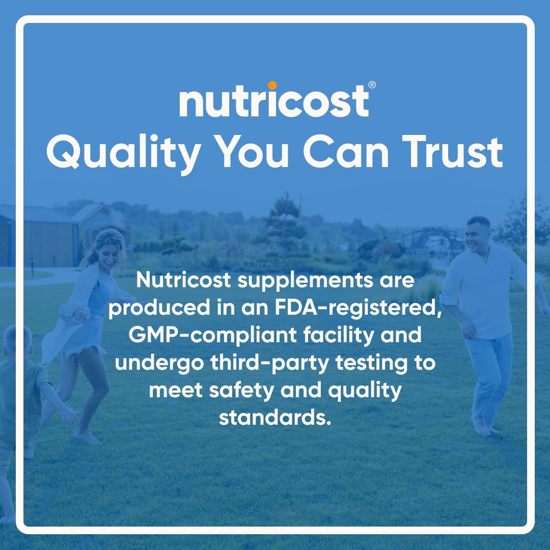 Nutricost Magnesium Glycinate Capsules (180 Capsules, 210 mg Per Serving) - Magnesium Glycinate Supplement for Gentle Absorption Nutricost uk supplements