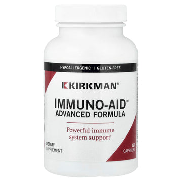 Kirkman - Immuno-Aid Advanced Formula - 120 Capsules - Immune Support - Potent Proprietary Blend - Hypoallergenic Kirkman uk supplements