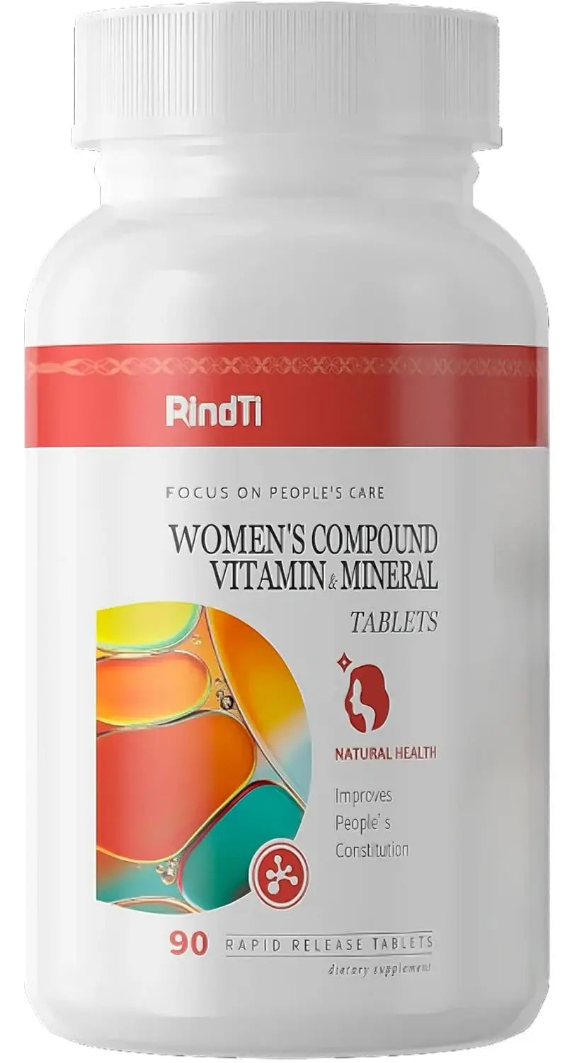 RindTi Multivitamin for Women 50+, Daily Women 50+ Multi-Vitamin with Vitamins A, B,C, E for Energy, & Bone & Immune & Skin& Hair Support, 90 ct RindTi uk supplements