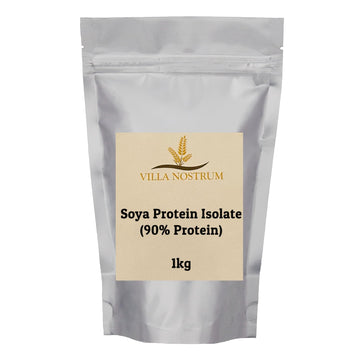 SOYA Protein Isolate (90% Protein) 1kg Unflavoured, Vegan Protein Shake by Villa Nostrum