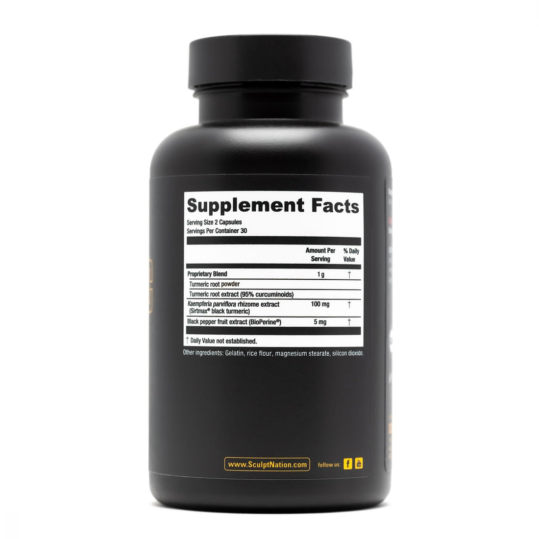 Sculpt Nation by V Shred Powerful Turmeric Supplement - Turmeric Curcumin Sculpt Nation uk supplements