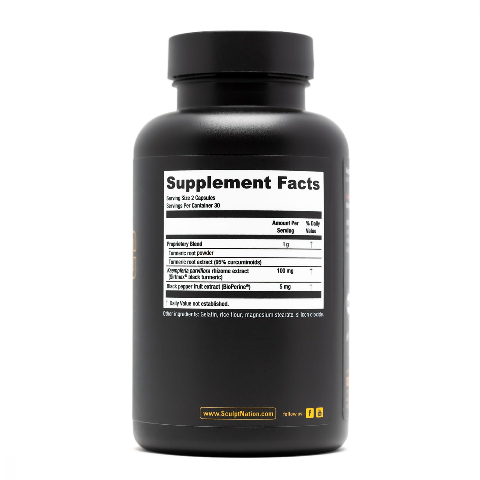 Sculpt Nation by V Shred Powerful Turmeric Supplement - Turmeric Curcumin Sculpt Nation uk supplements
