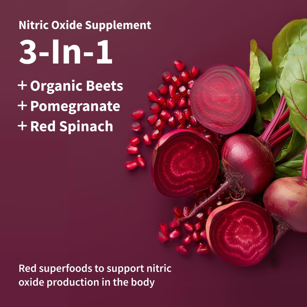 Snap Supplements USDA Organic Beet Root Powder, 3-in-1 Nitric Oxide Supplement Snap Supplements uk supplements