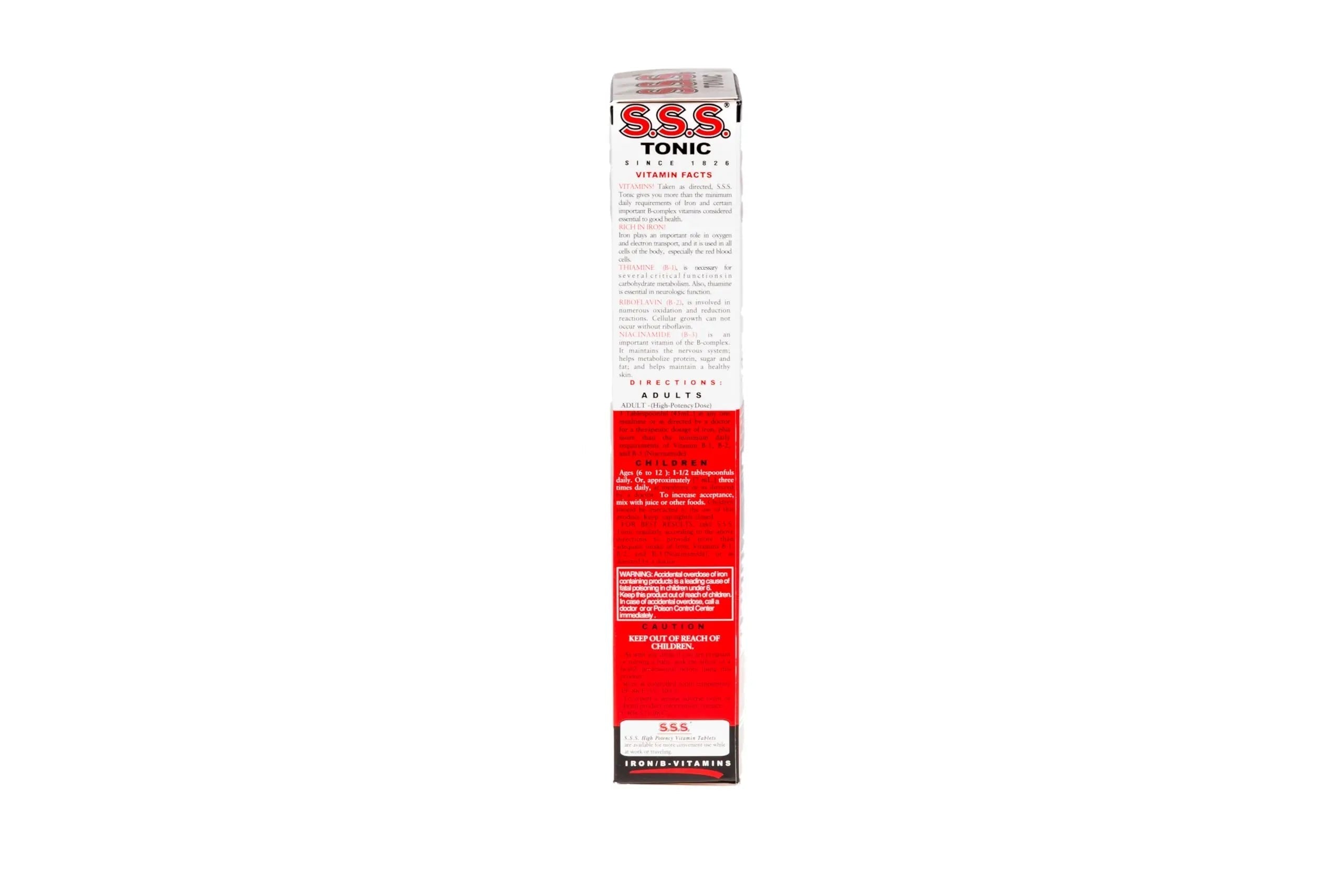 S.S.S. Tonic, Iron and Vitamin B Supplement, High Potency Vitamins, Bottle,10 Fl Oz (Pack of 1) S.S.S. CO. uk supplements