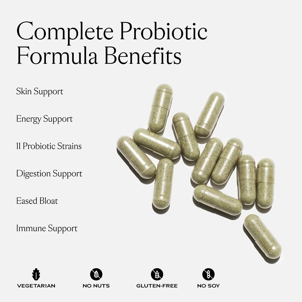 SAKARA Complete Probiotic - Prebiotics and Probiotics for Women Digestive Health Supplements, Supports Bloating, Immune System & Skin Radiance, Gut Health for Women with 3 Billion CFU's - 180 Capsules SAKARA uk supplements