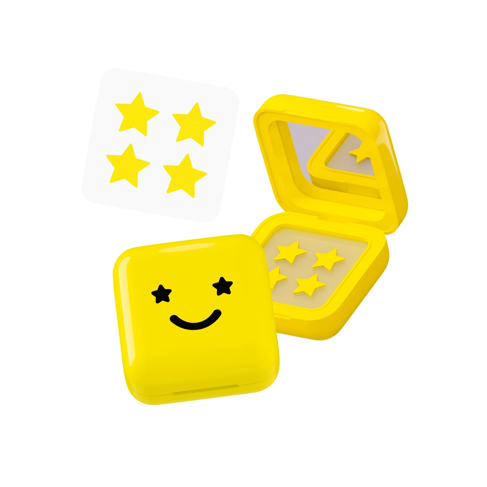 Starface Hydro-Star Pimple Patches + Big Yellow Compact, Clinically Proven Spot Shrinking in 6 Hours, Absorb Fluid and Reduce Redness, Hydrocolloid, Vegan and Cruelty-Free Skincare (32 Count) Starface World uk supplements