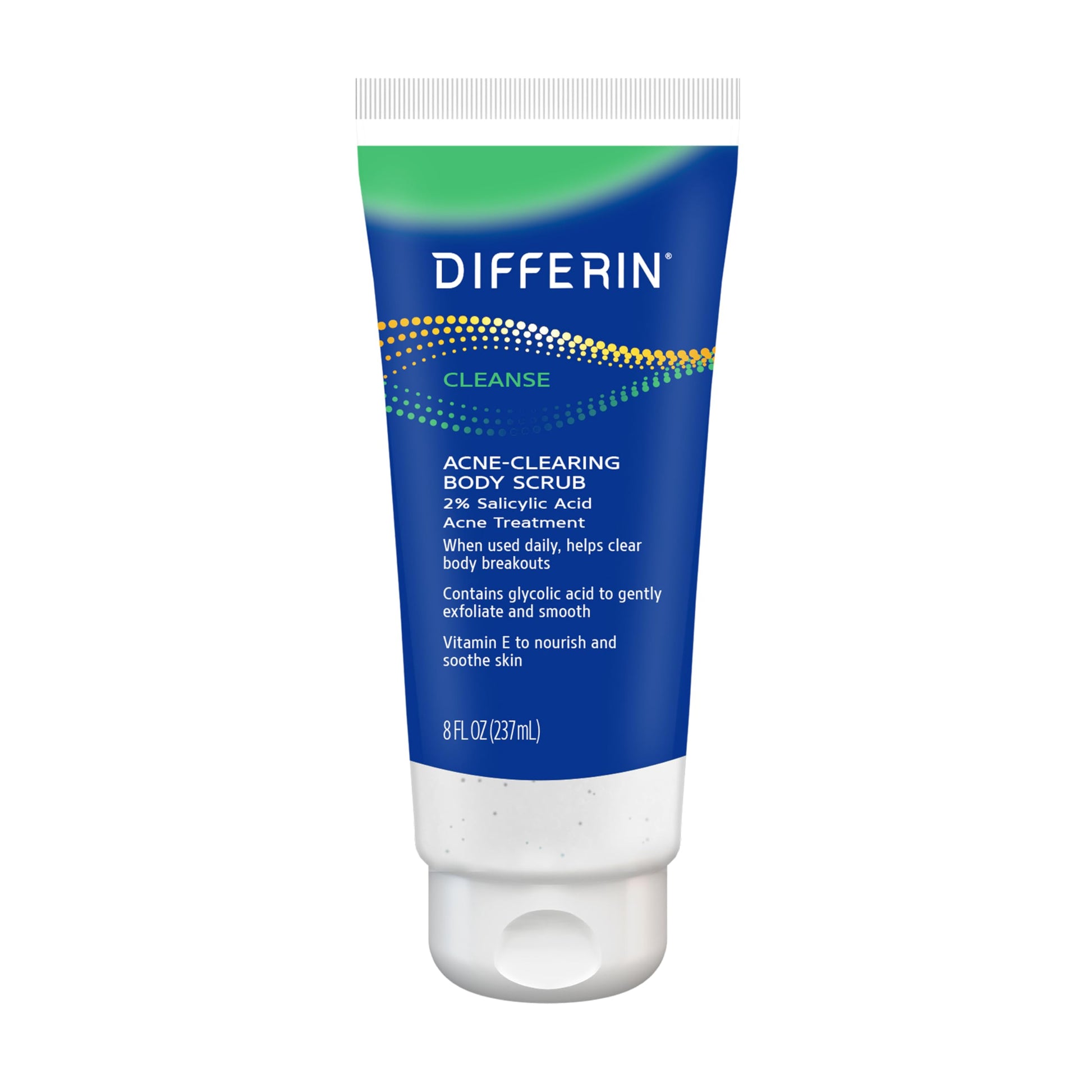 Differin Body Scrub with Salicylic Acid Acne Clearing Improves Tone and Texture Prone Skin Differin uk supplements