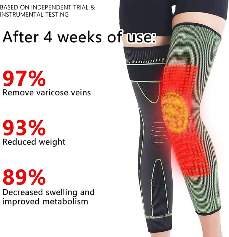KNEECA Tourmaline Acupressure Selfheating Knee Sleeve, Tourmaline Acupressure Self XTRYTRUI uk supplements