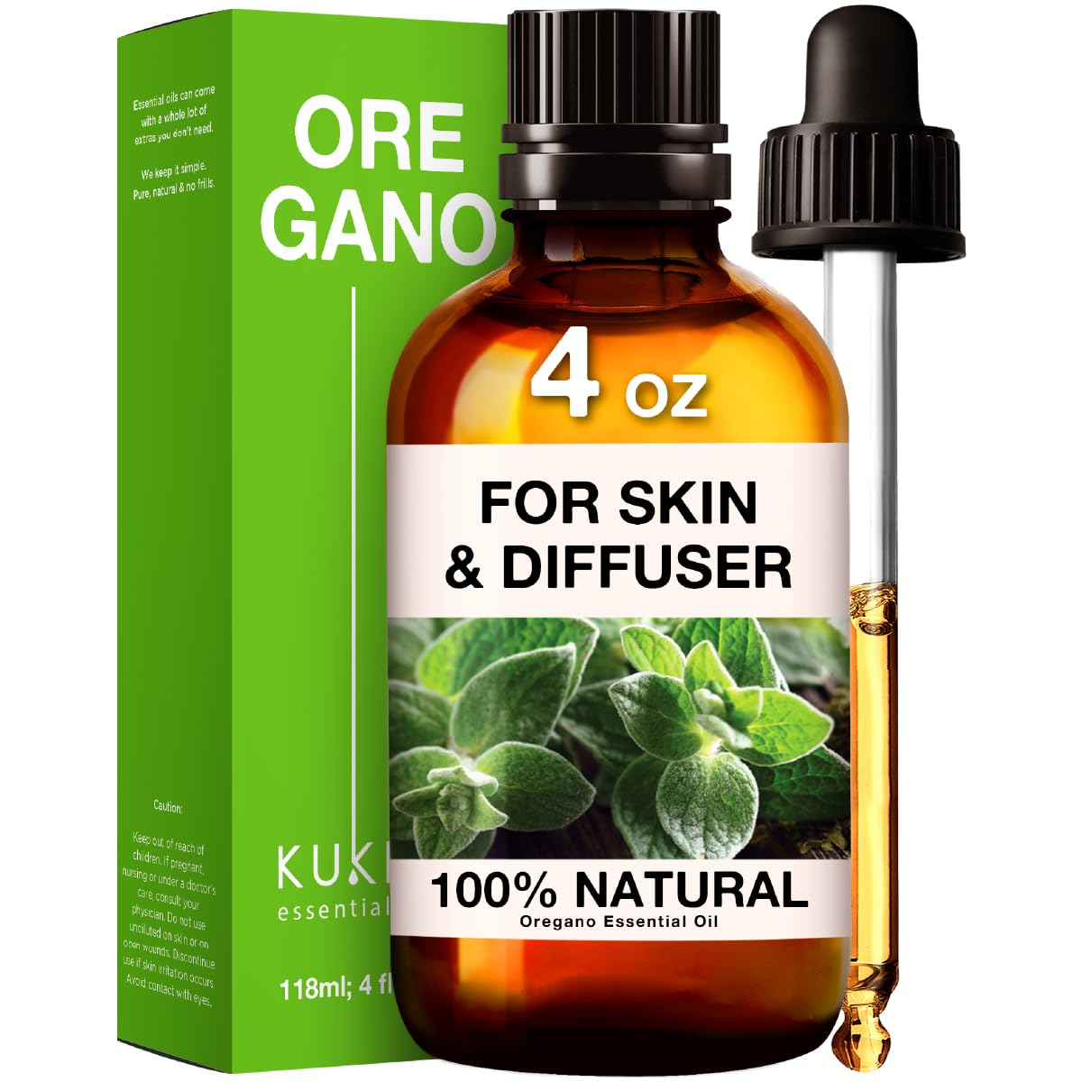 KUKKA Oregano Oils - Natural Oils (4 fl oz) KUKKA essential oils uk supplements