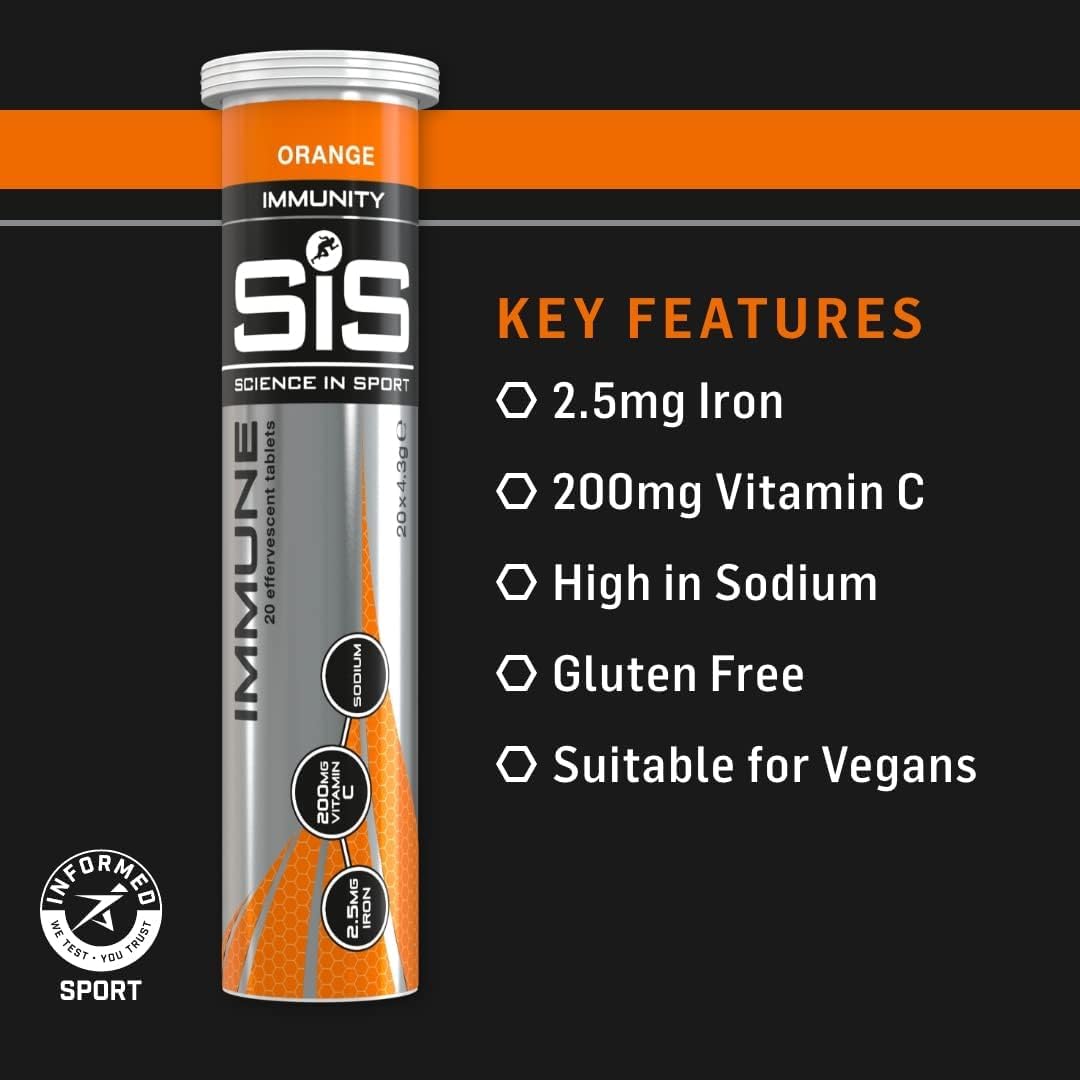 Science In Sport Hydro Hydration Tablets, Gluten-Free, Zero Sugar, Orange Flavour Plus Science in Sport uk supplements