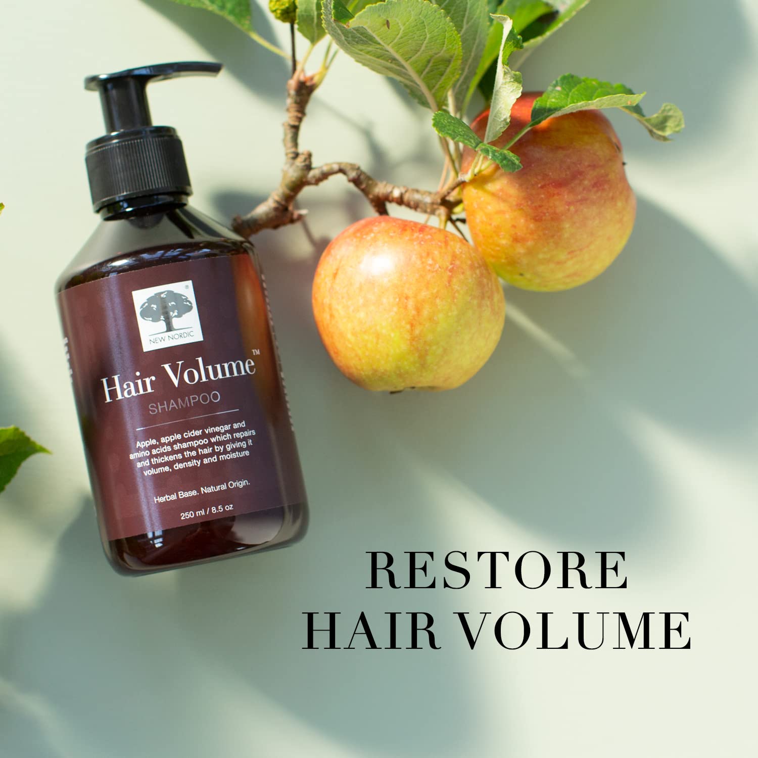 New Nordic Hair Volume Shampoo 250ml - Herbal Volumising Shampoo For Dry Damaged Hair - Suitable for Men and Women NEW NORDIC uk supplements