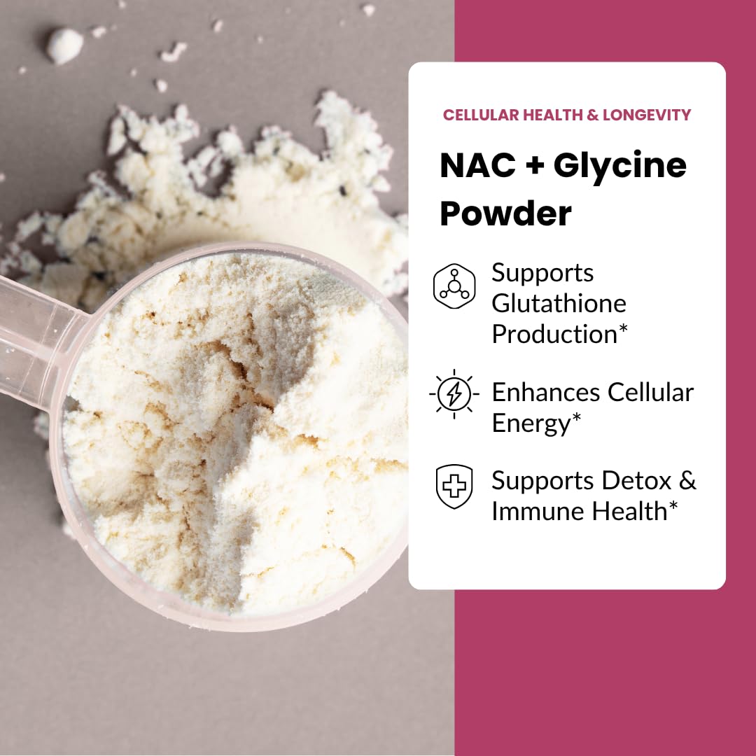 Apeiron Elementals NAC + Glycine Powder - 2500mg - Glutathione Production, Immune Support, & Cellular Energy Apeiron Elementals uk supplements
