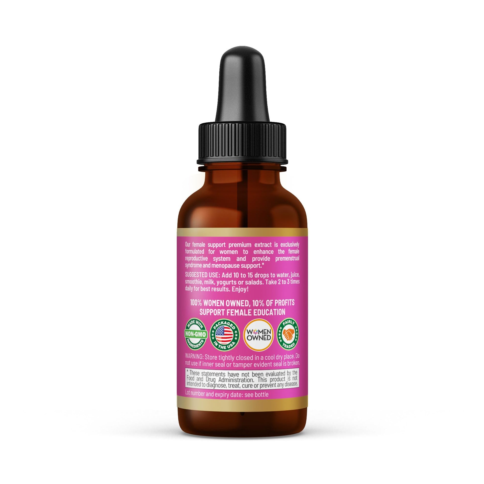 Herbal Goodness Female Support Supplement 1 Fl. oz – Natural Herbal Blend for Women’s Hormonal Health, Energy & Wellness – Adaptogenic Liquid Formula – Non-GMO, Gluten-Free – 1 Bottle Herbal Goodness uk supplements
